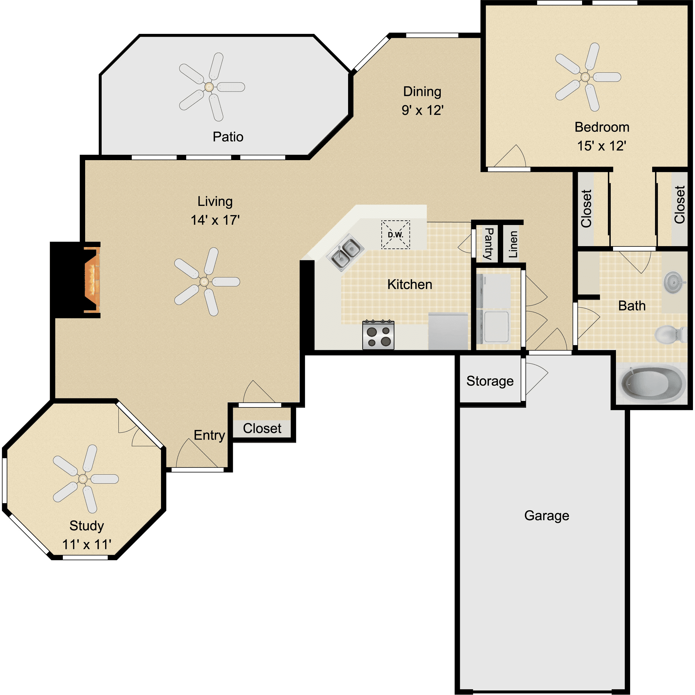 B1G Floor Plan