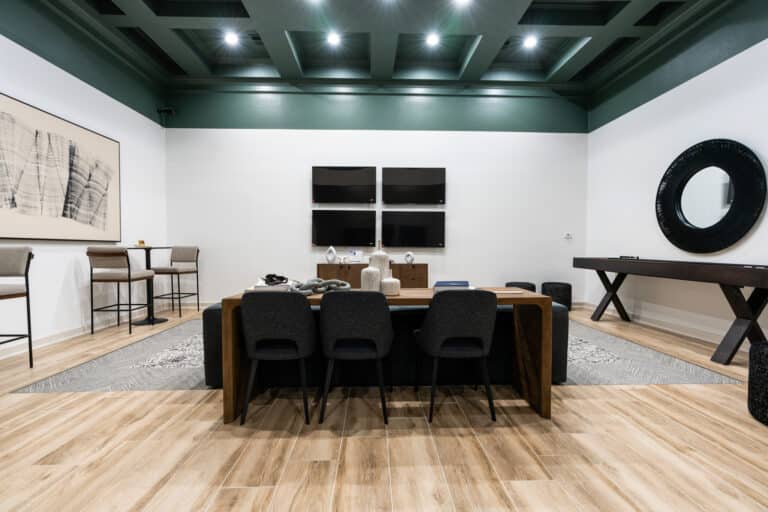 Rendering of the A6G one-bedroom floor plan