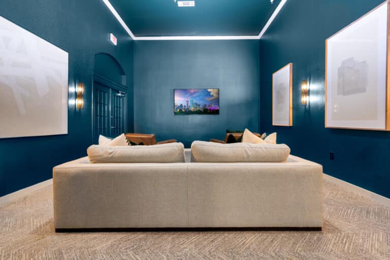 Rendering of the A1G one-bedroom floor plan