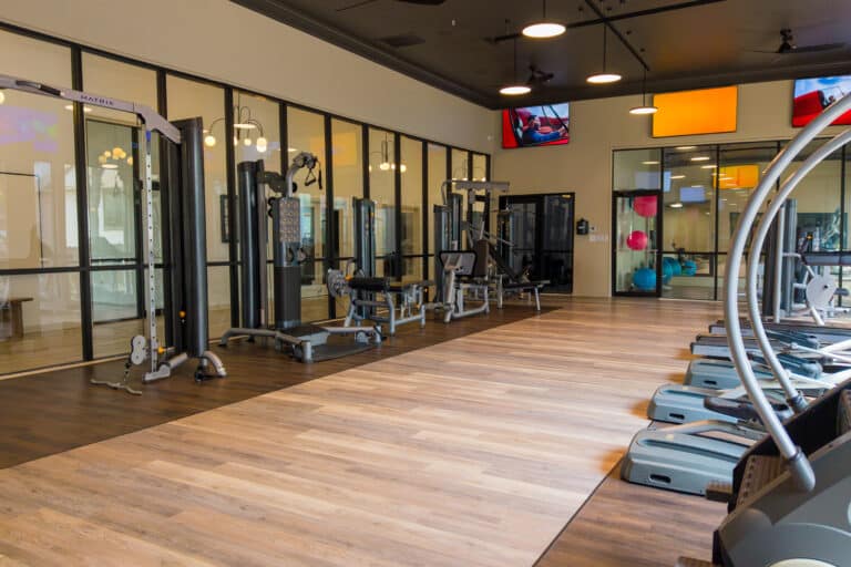 Legacy Estates at Frisco Apartments fitness center.